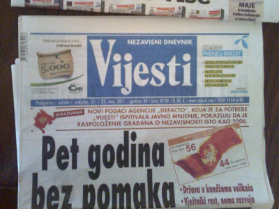 Vijesti tužile Pink i Pobjedu Vijesti tužile Pink i Pobjedu
