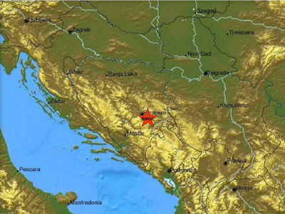 Zemljotres potresao okolinu Sarajeva Zemljotres potresao okolinu Sarajeva