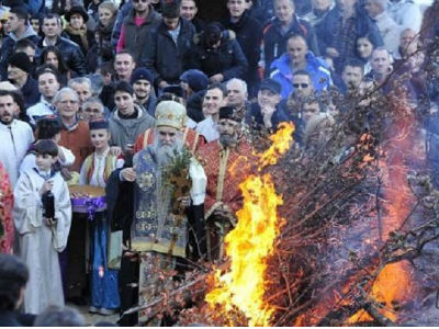 Ovdje će Amfilohije nalagati badnjake Ovdje će Amfilohije nalagati badnjake