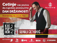 Sergej pjeva na Cetinju, Radović i Rundek u Budvi
