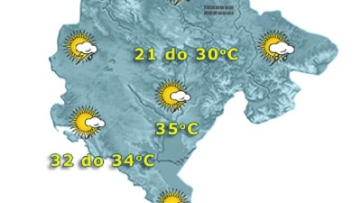 Sjutra pretežno sunčano Sjutra pretežno sunčano