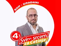 "Glas za SDP i Građane glas za bolju budućnost Cetinja i CG"