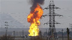 Експлозија на гасоводу у Русији изазвала пожар