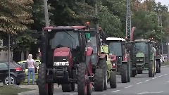 Srbija: Protestna vožnja poljoprivrednika 