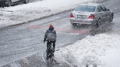 Словенци не одустају од бицикла ни по снијегу
