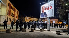 Никшић: Група грађана протестовала због Милатовићеве конвенције