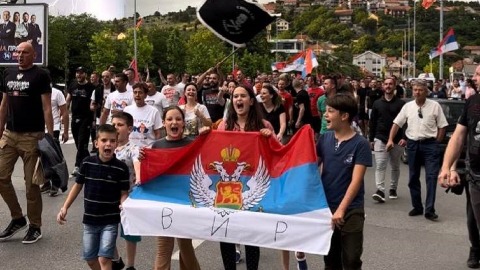 У Подгорици одржан скуп подршке Србима на Косову