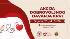 Akcija dobrovoljnog davanja krvi u srijedu u Opštini Tivat thumb1.jpg