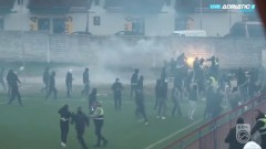 VIDEO Sukob navijača u Nikšiću: Meč Internacional - Berane bio prekinut pola sata thumb1.jpg