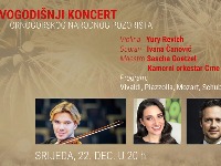 Novogodišnji koncert soprana Ivane Čanović i violiniste Jurija Reviča