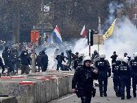 Belgija: Vodeni topovi i suzavac na protestima